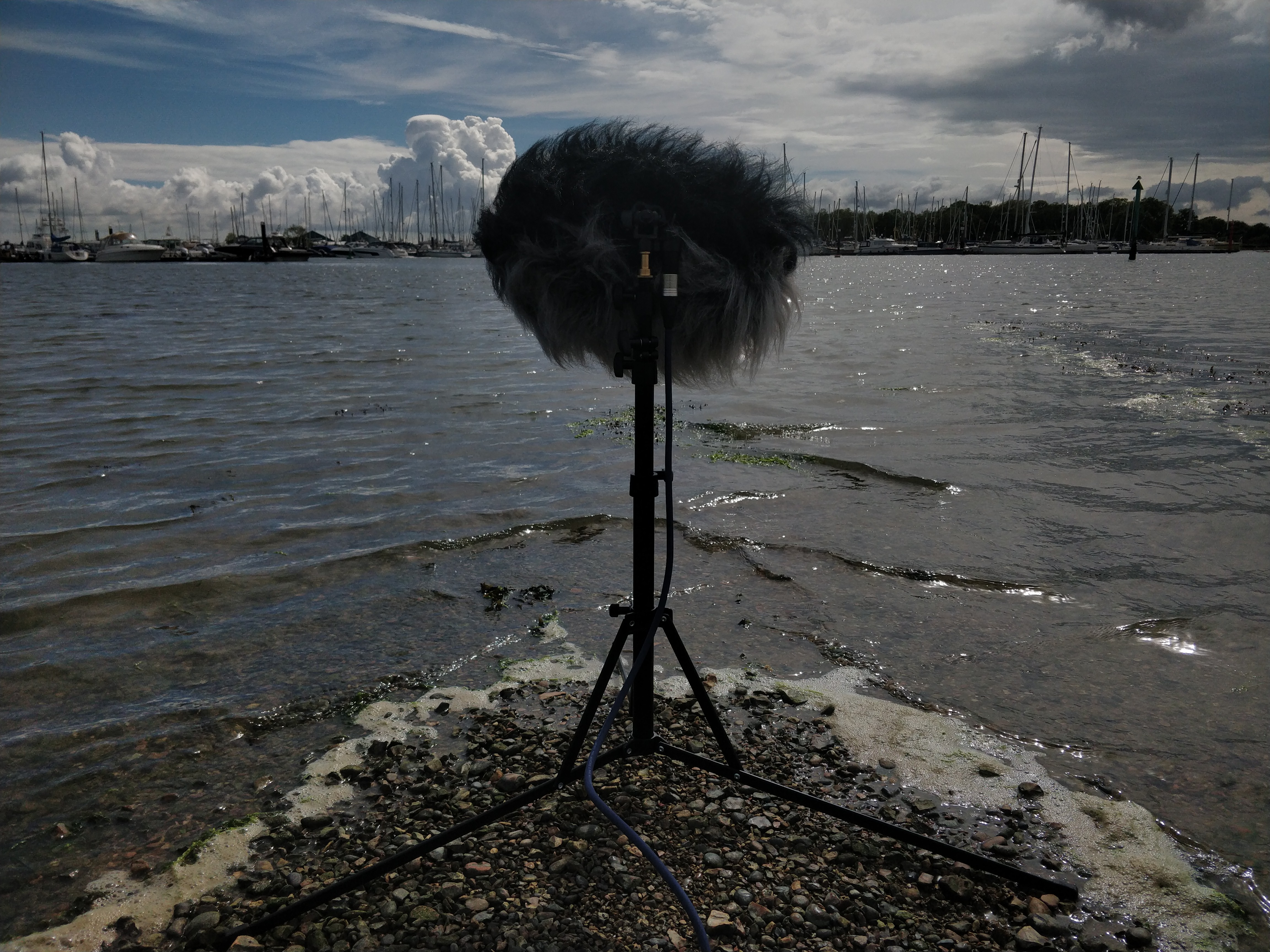 ORTF set up on the banks of the Hamble River